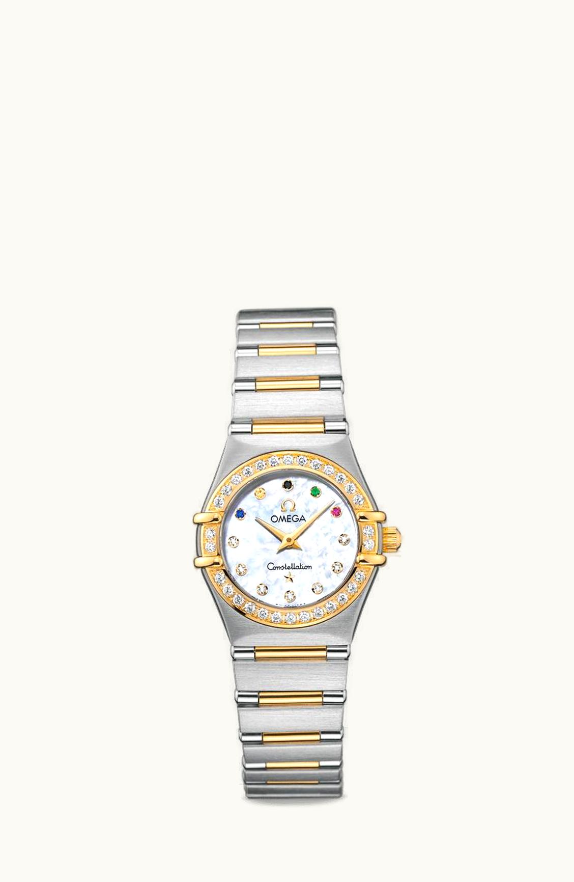 Omega Constellation Quartz 22.5 Stainless Steel / Yellow Gold / Diamond / Beijing Olympics 2008