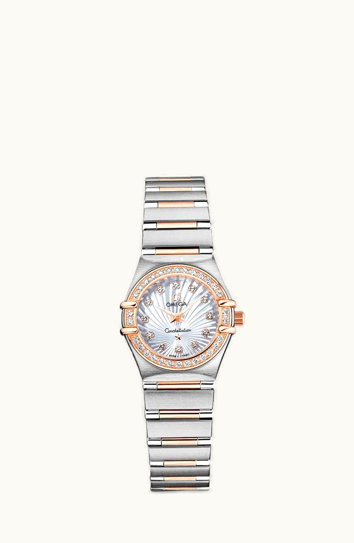 Omega Constellation Quartz 22.5 Stainless Steel / Red Gold / Diamond / MOP / 160 Years