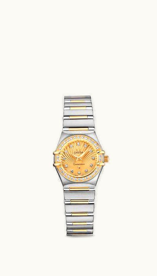Omega Constellation Quartz 22.5 Stainless Steel / Yellow Gold / Champagne / 160 Years