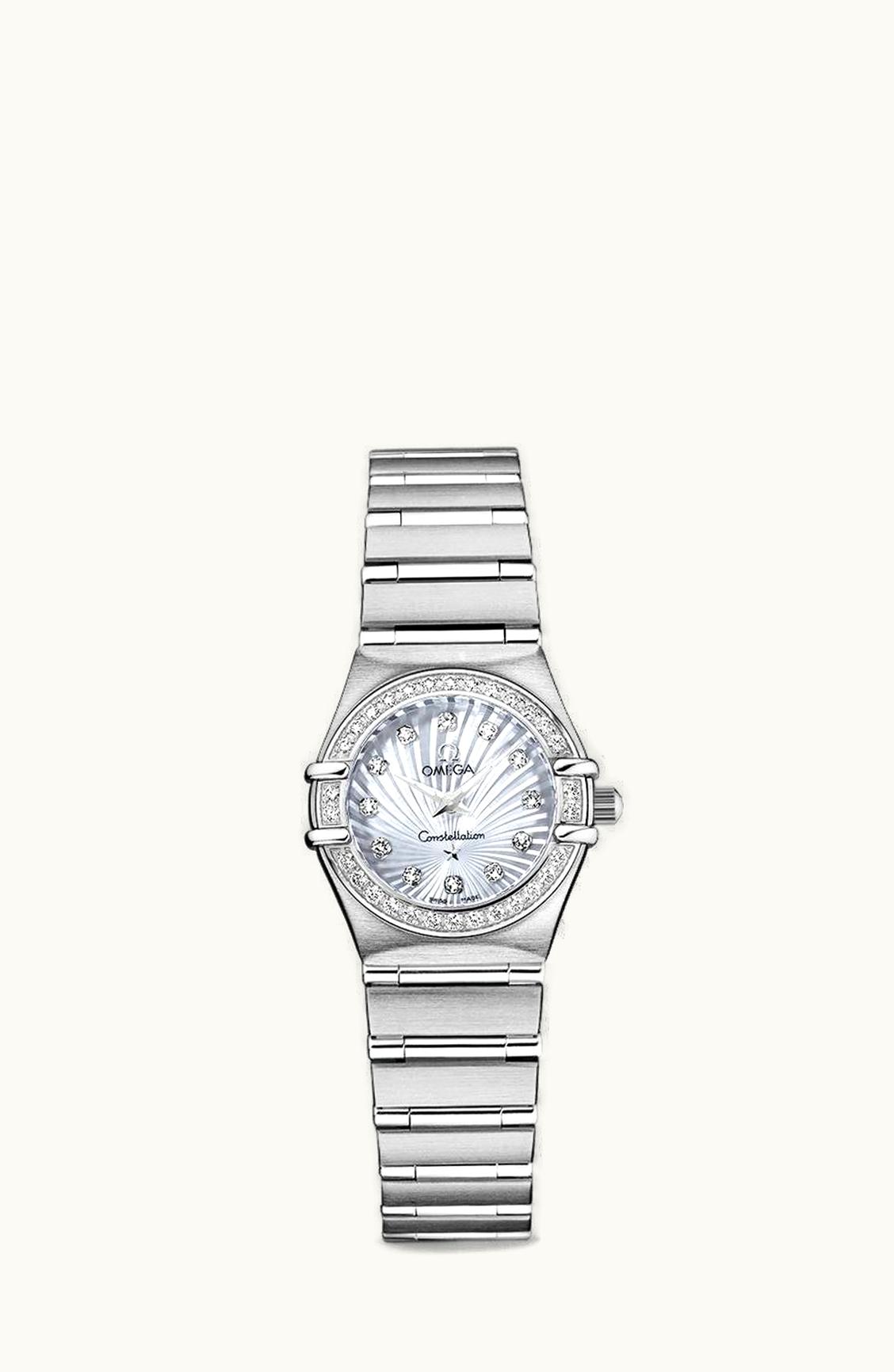 Omega Constellation Quartz 22.5 Stainless Steel / Diamond / MOP / 160 Years