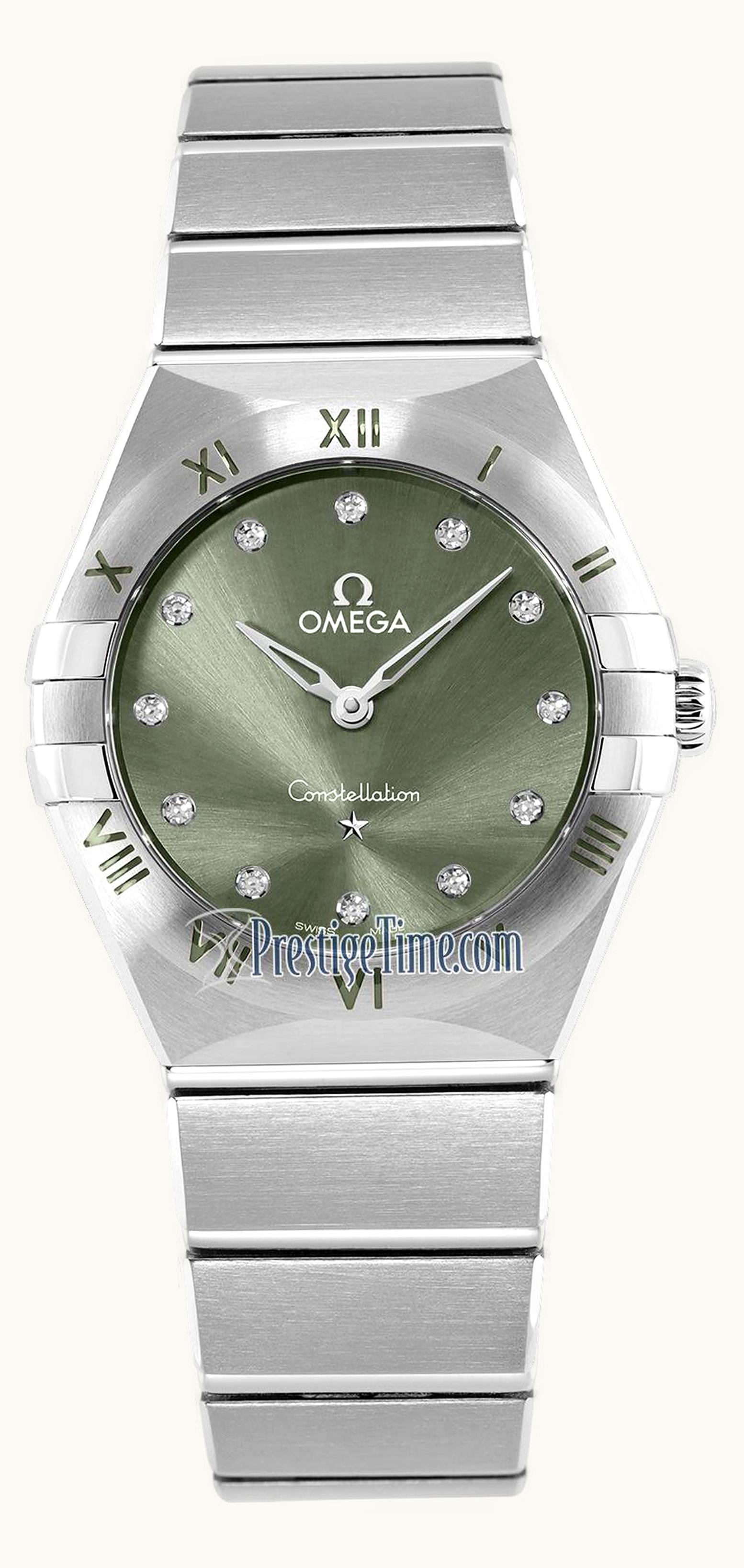 Omega Constellation Manhattan 28 Quartz Stainless Steel / Matcha