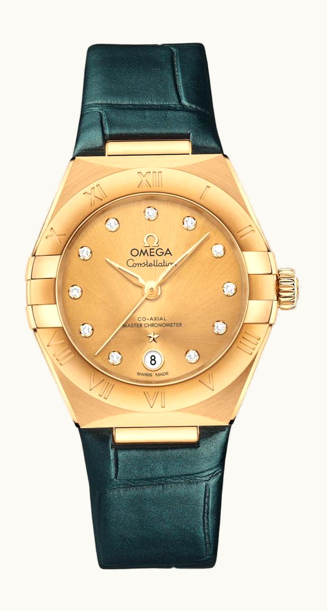 Omega Constellation Manhattan 29 Co-Axial Master Chronometer Yellow Gold / Champagne - Diamond