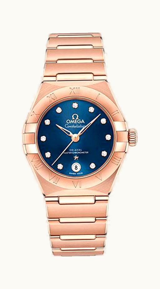 Omega Constellation Manhattan 29 Co-Axial Master Chronometer Sedna Gold / MOP