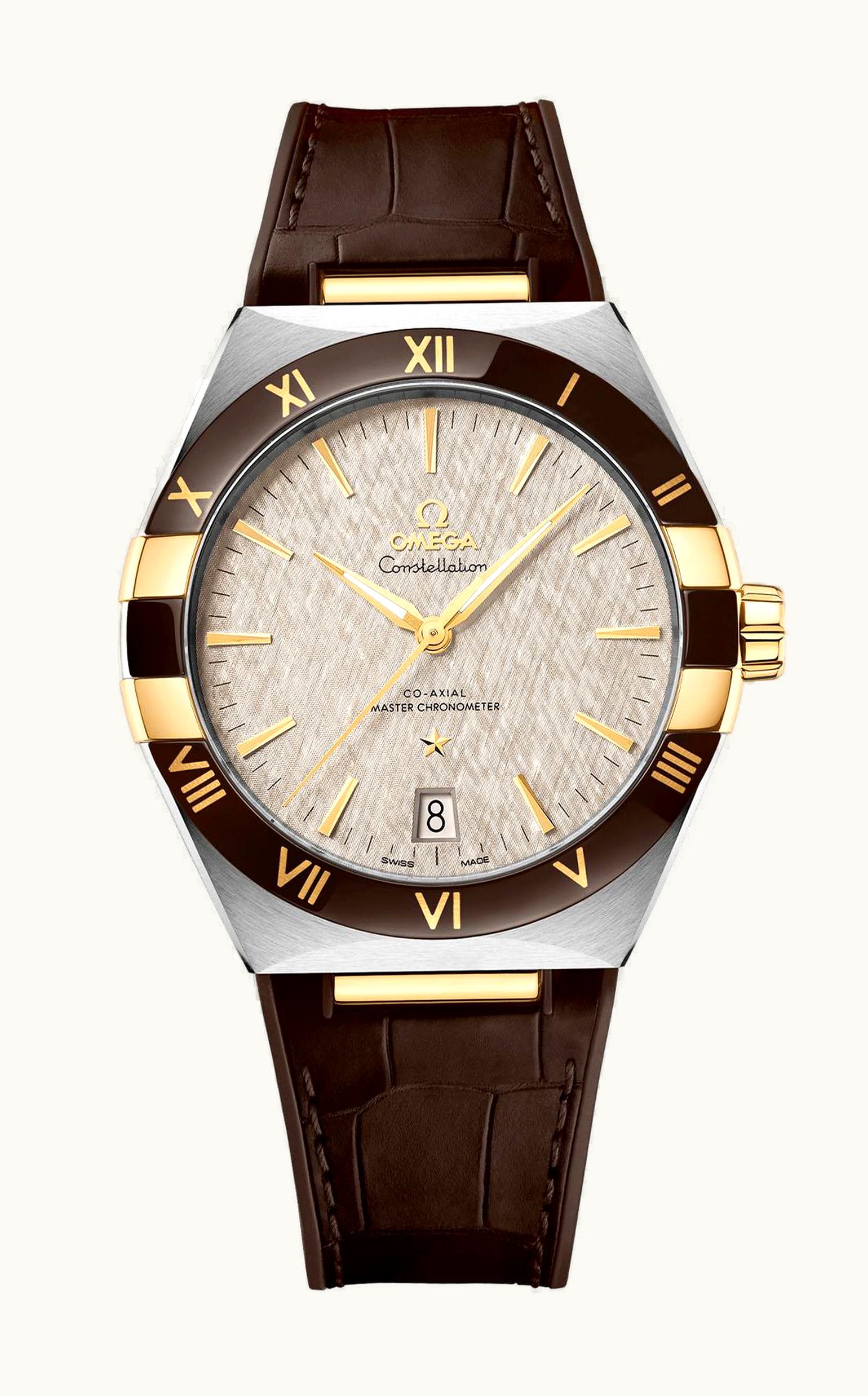 Omega Constellation Master Chronometer 41 Stainless Steel / Yellow Gold / Ceramic / Grey