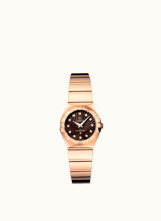 Omega Constellation Quartz 24 Polished Red Gold / Brown Supernova