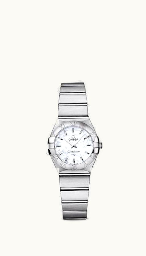 Omega Constellation Quartz 24 Brushed Stainless Steel / MOP