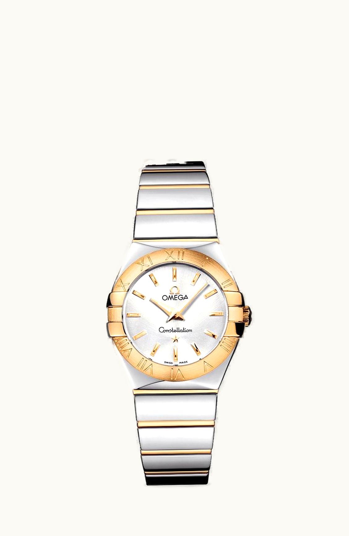 Omega Constellation Quartz 27 Polished Stainless Steel / Yellow Gold / Silver