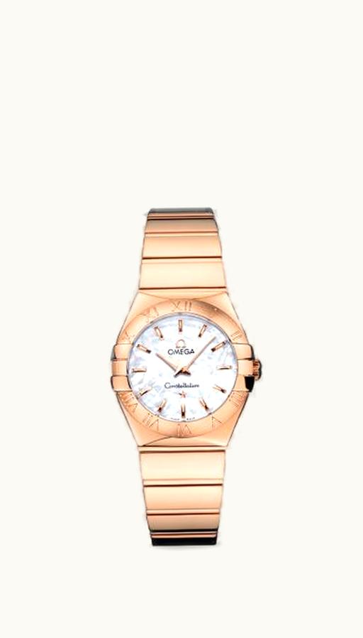 Omega Constellation Quartz 27 Polished Red Gold / MOP