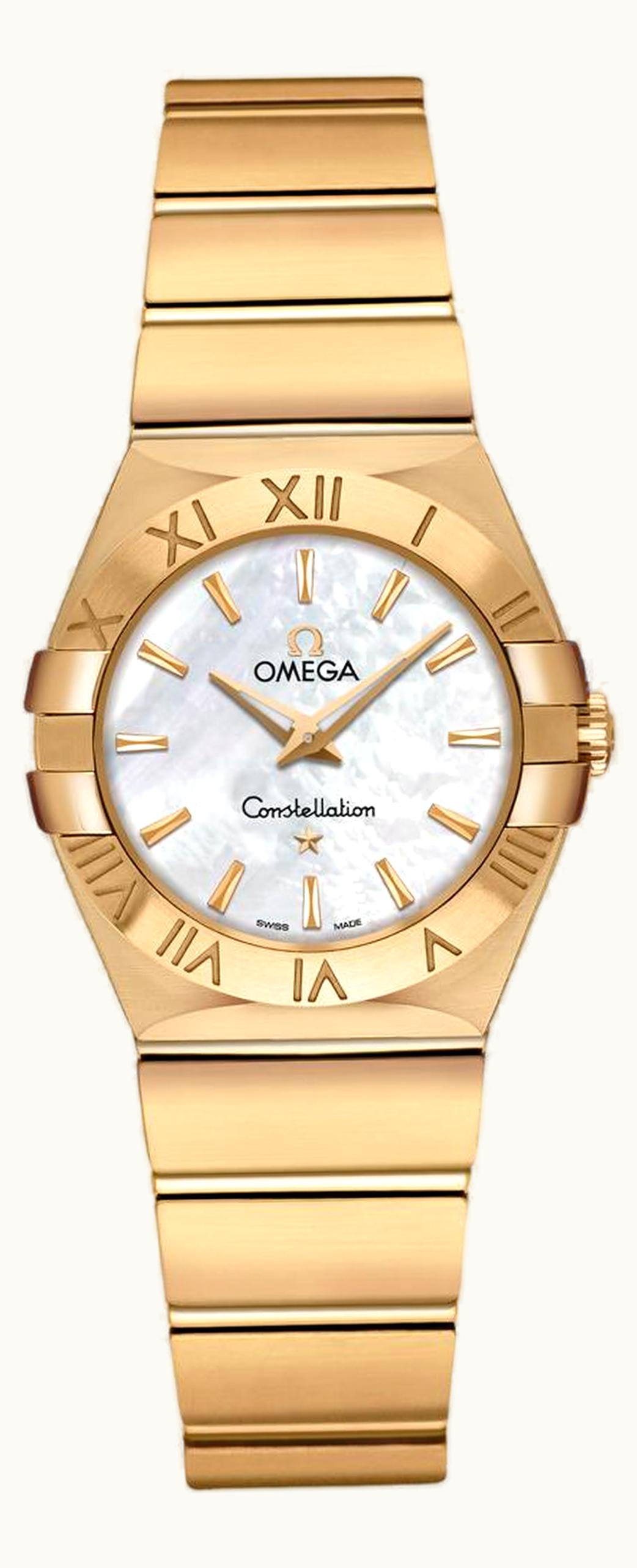 Omega Constellation Quartz 27 Polished Yellow Gold / MOP