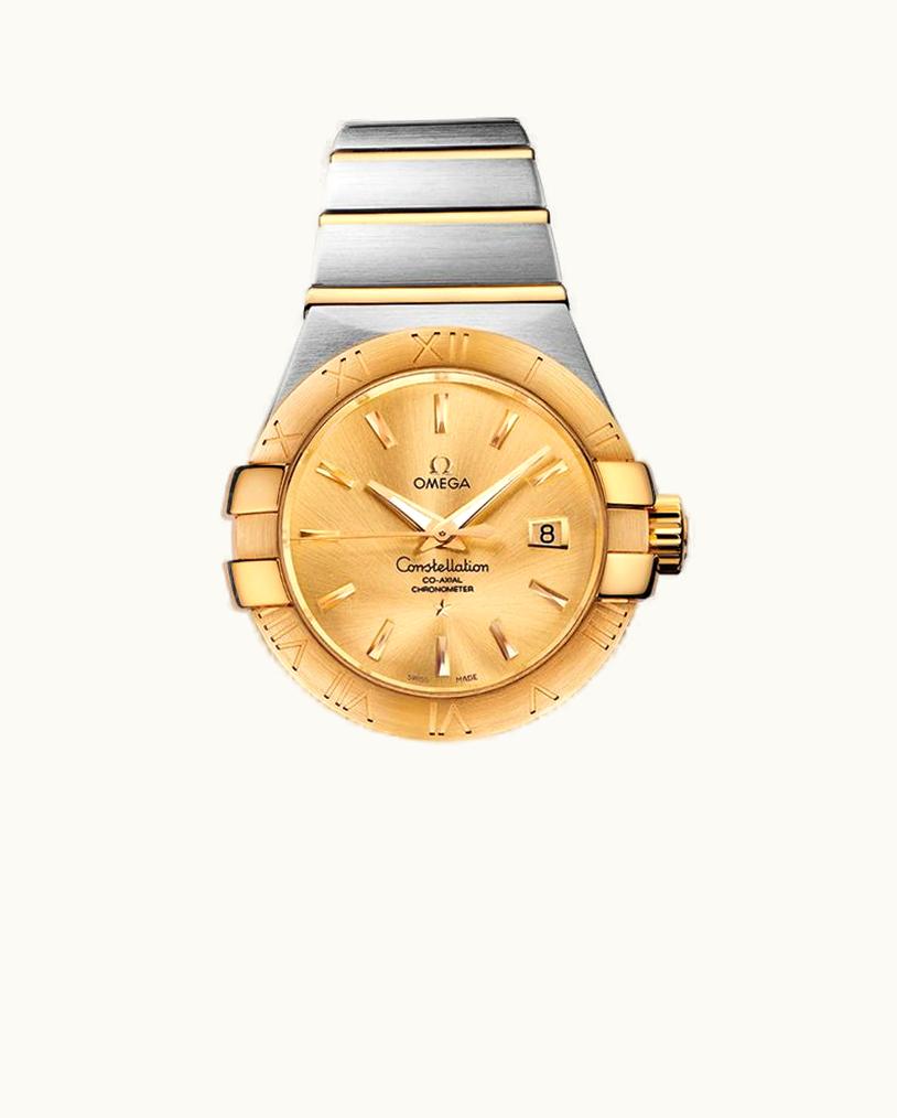 Omega Constellation Co-Axial 31 Stainless Steel / Yellow Gold / Champagne