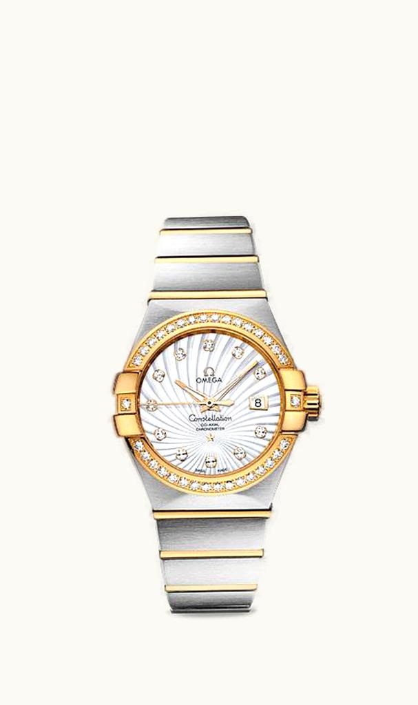 Omega Constellation Co-Axial 31 Stainless Steel / Yellow Gold / Diamond / MOP Supernova