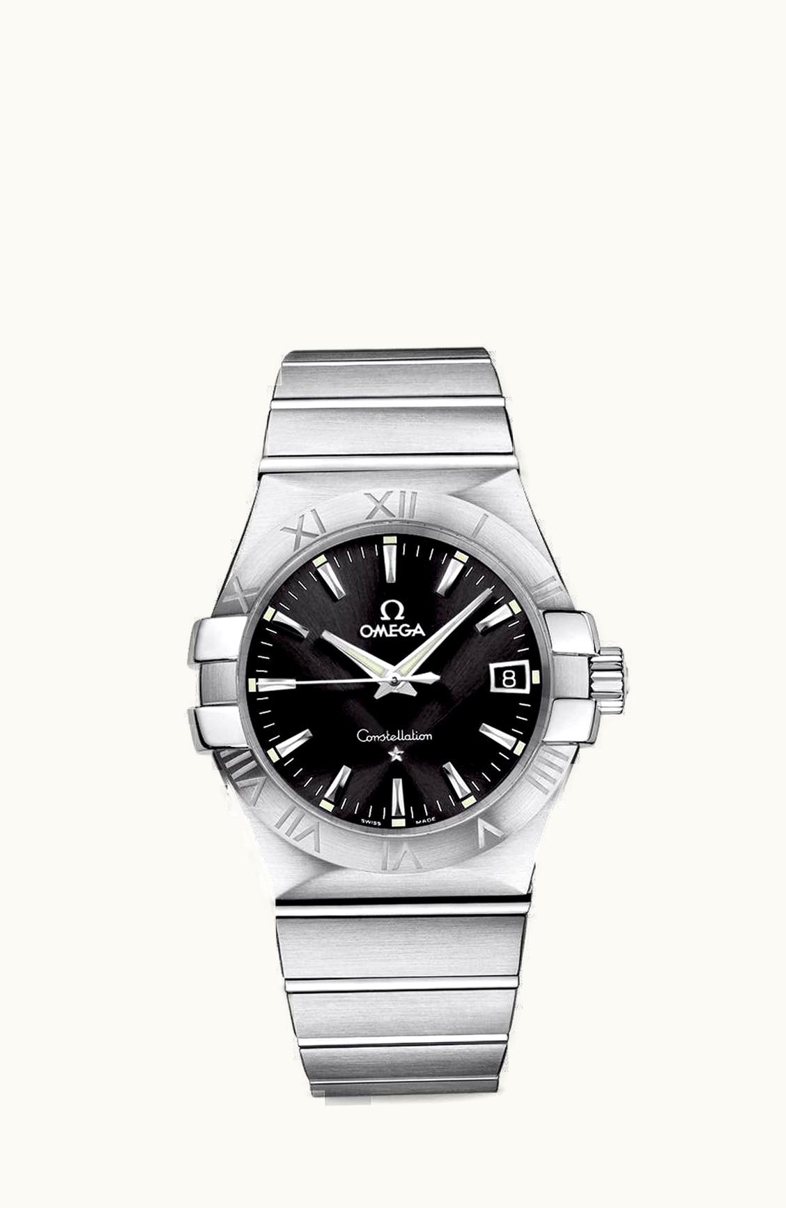 Omega Constellation Quartz 35 Stainless Steel / Black