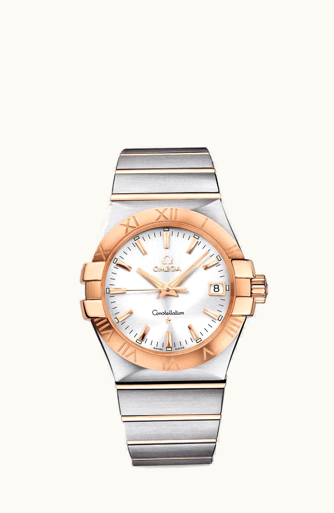 Omega Constellation Quartz 35 Stainless Steel / Red Gold / Silver