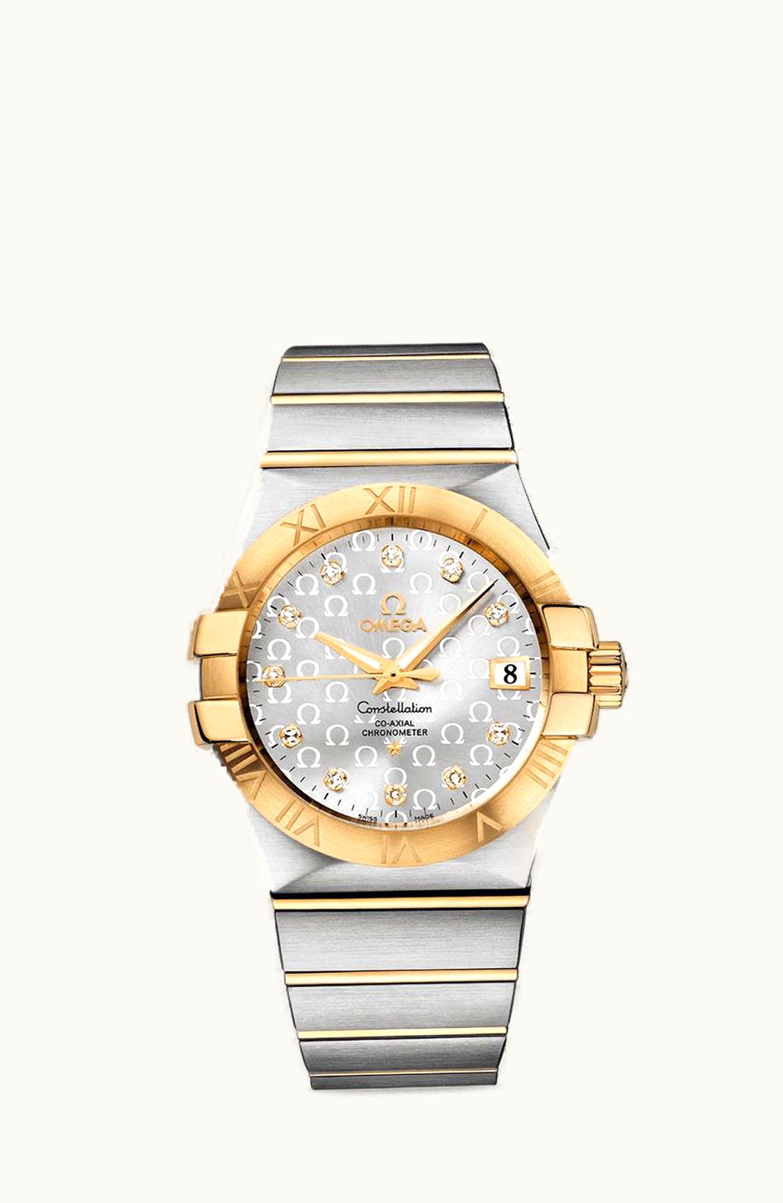 Omega Constellation Co-Axial 35 Stainless Steel / Yellow Gold / Silver Omega