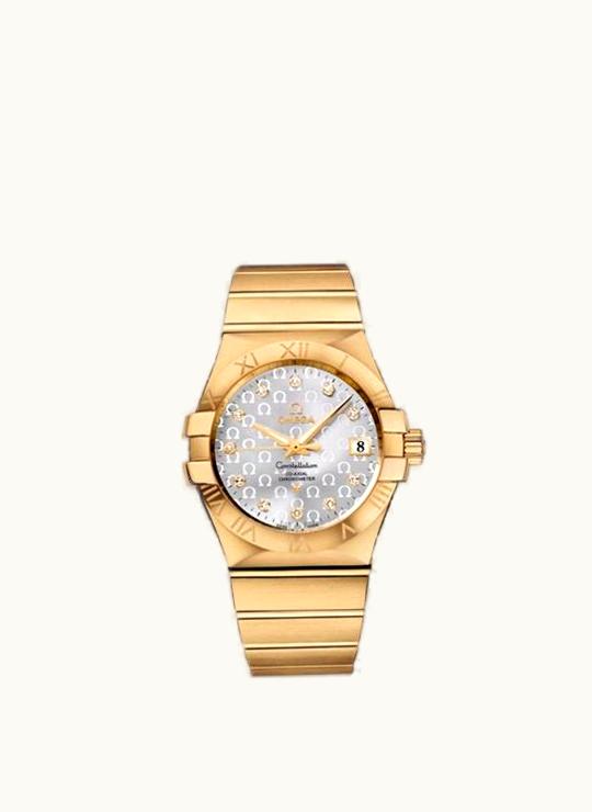 Omega Constellation Co-Axial 35 Yellow Gold / Silver Omega