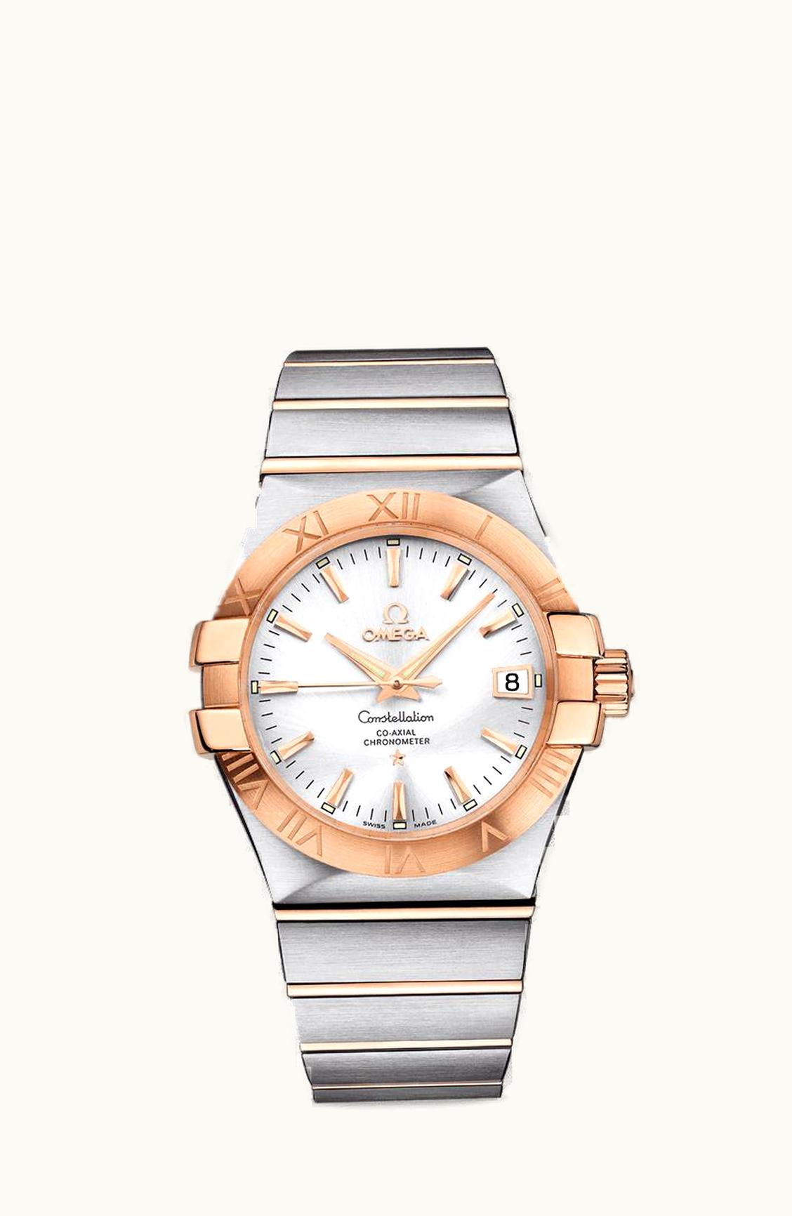 Omega Constellation Co-Axial 35 Stainless Steel / Red Gold / Silver