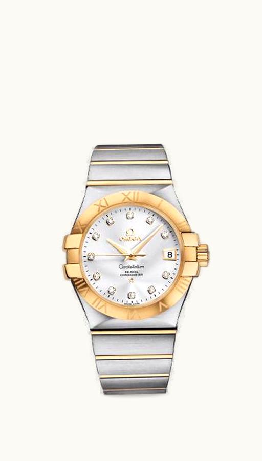 Omega Constellation Co-Axial 35 Stainless Steel / Yellow Gold / Silver
