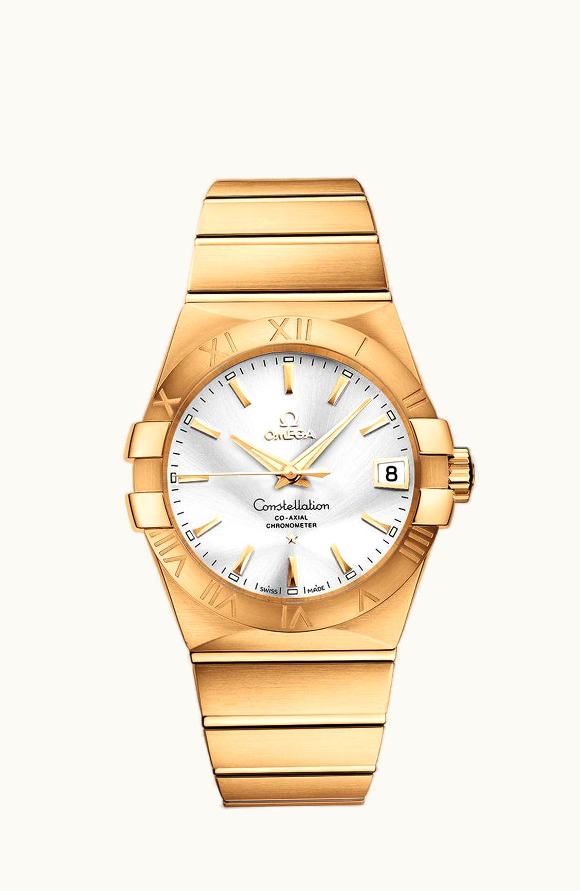 Omega Constellation Co-Axial 38 Yellow Gold / Silver