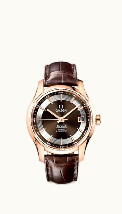 Omega De Ville Hour Vision Co-Axial Red Gold / Brown