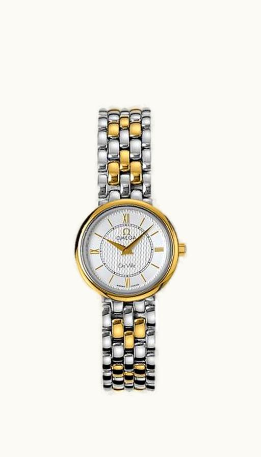 Omega De Ville Classic Quartz 33 Stainless Steel / Yellow Gold / Silver / Bracelet