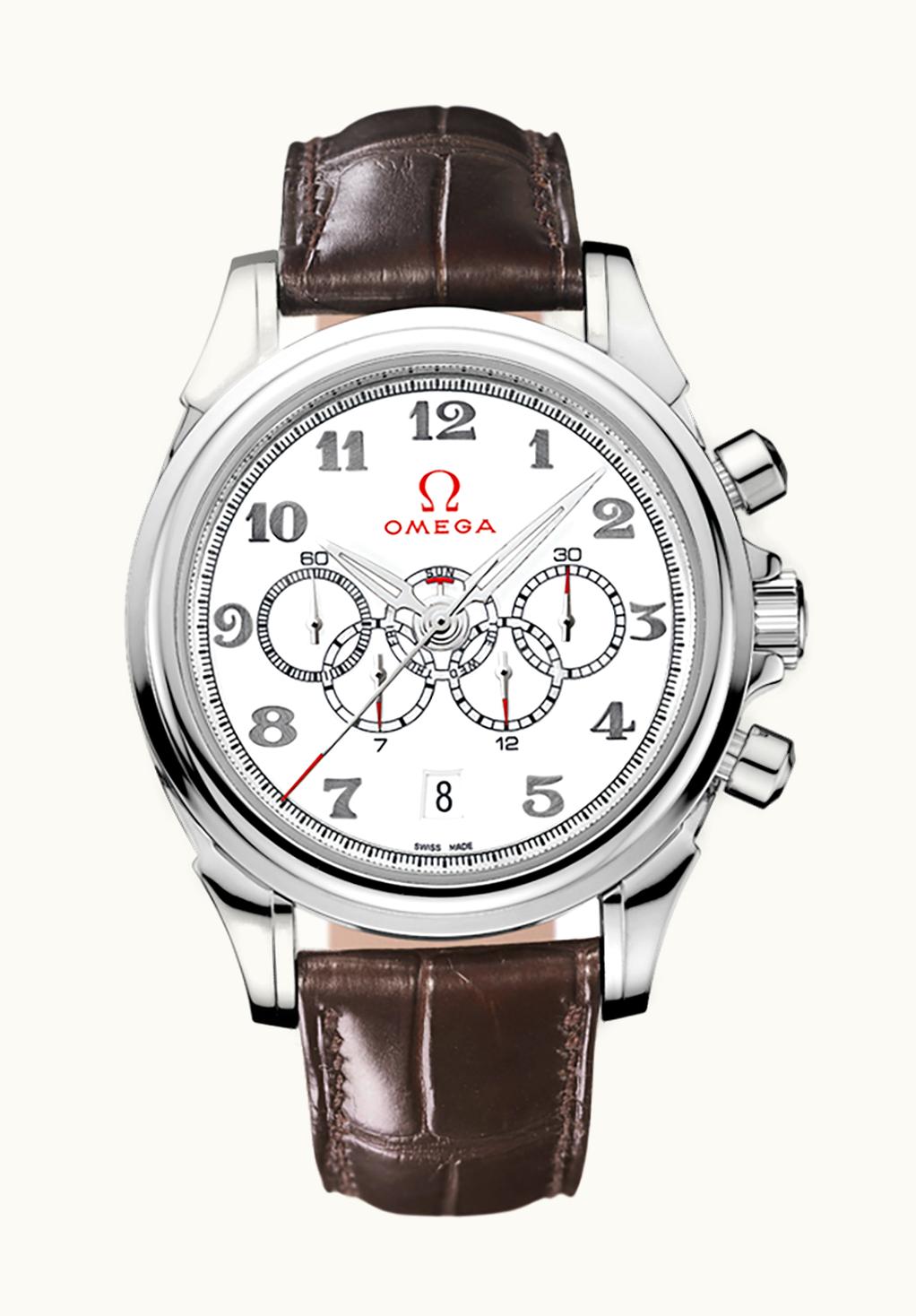 Omega De Ville Co-Axial 41 Chronograph Stainless Steel / White / Olympic Timeless