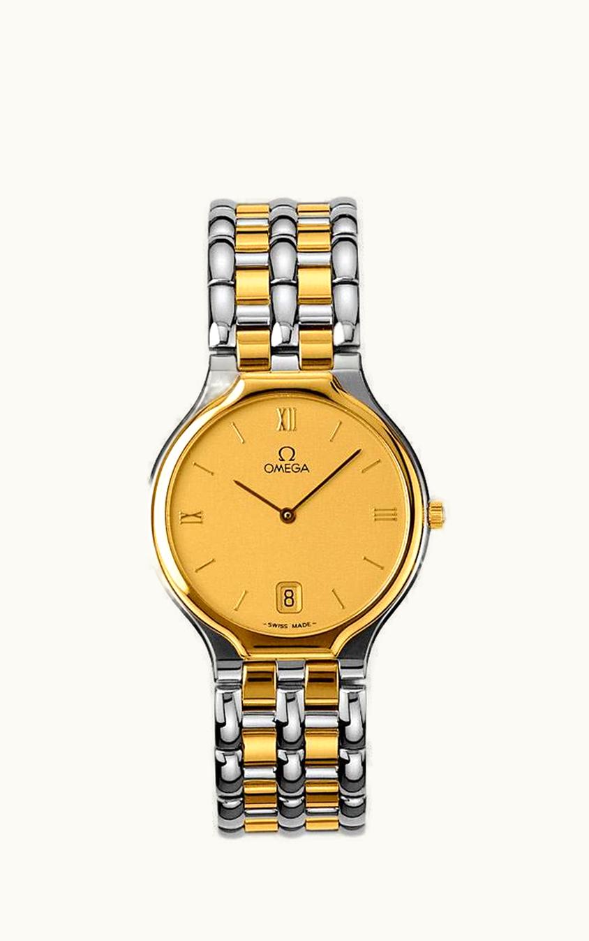 Omega De Ville Symbol 32 Stainless Steel / Yellow Gold / Champagne / Bracelet