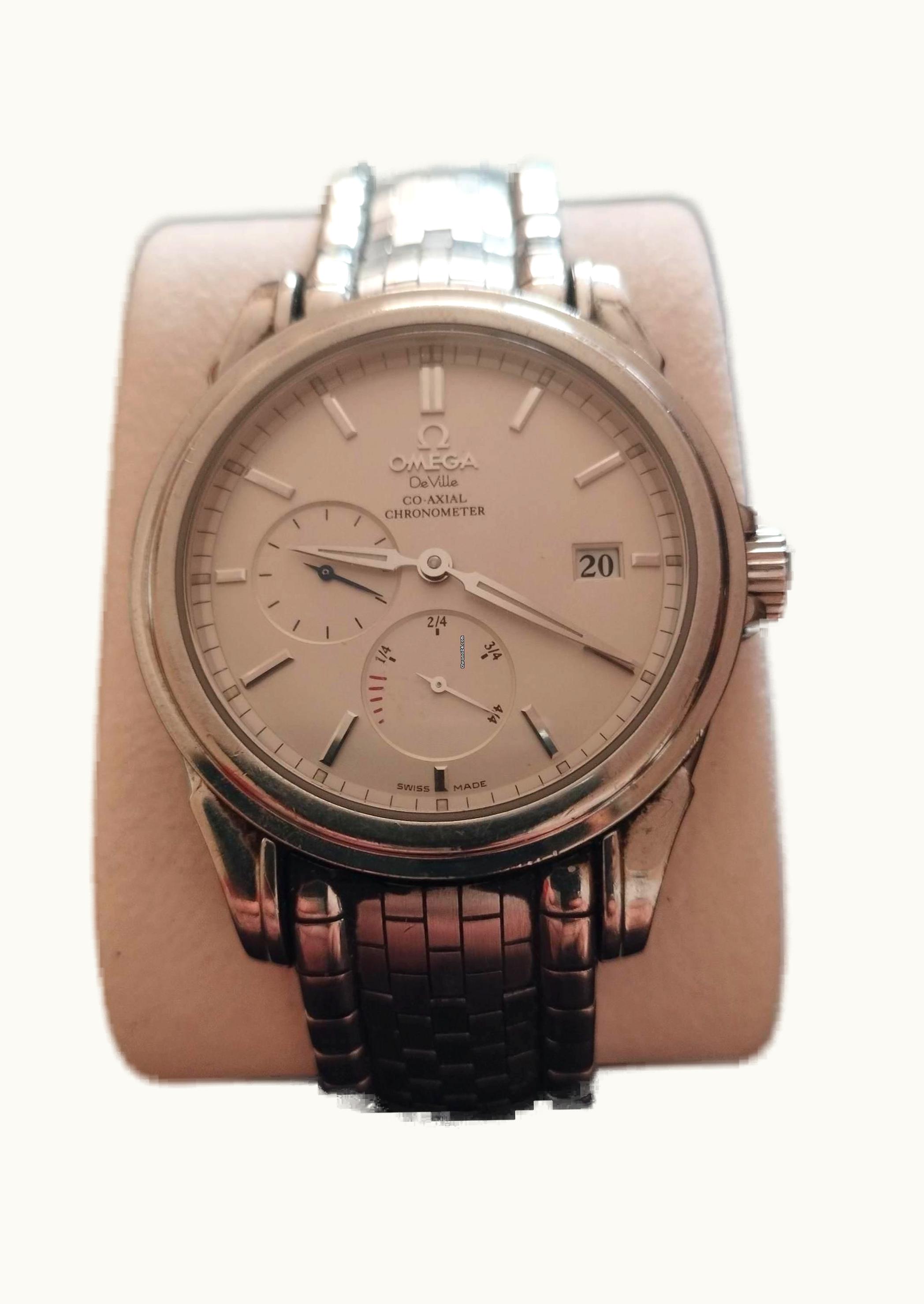 Omega De Ville Prestige Co-Axial 38.7 Power Reserve Stainless Steel / Silver / Bracelet