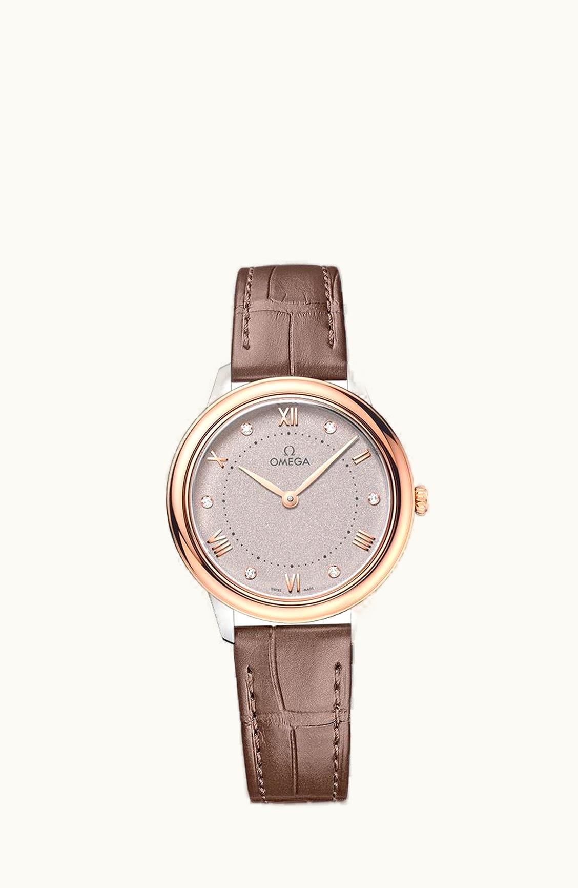 Omega De Ville Quartz 30 Stainless Steel - Sedna Gold / Grey