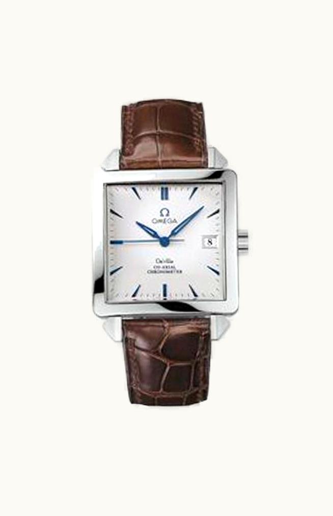 Omega De Ville Byzantium Co-Axial 33.4 Co-Axial Stainless Steel / White / Almada