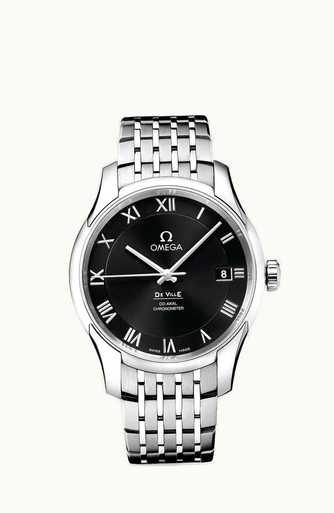 Omega De Ville Co-Axial 41 Stainless Steel / Black / Bracelet