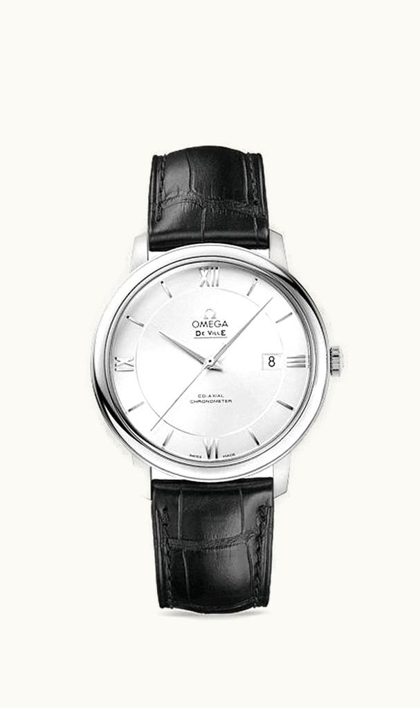 Omega De Ville Prestige Co-Axial 39.5 Stainless Steel / Silver