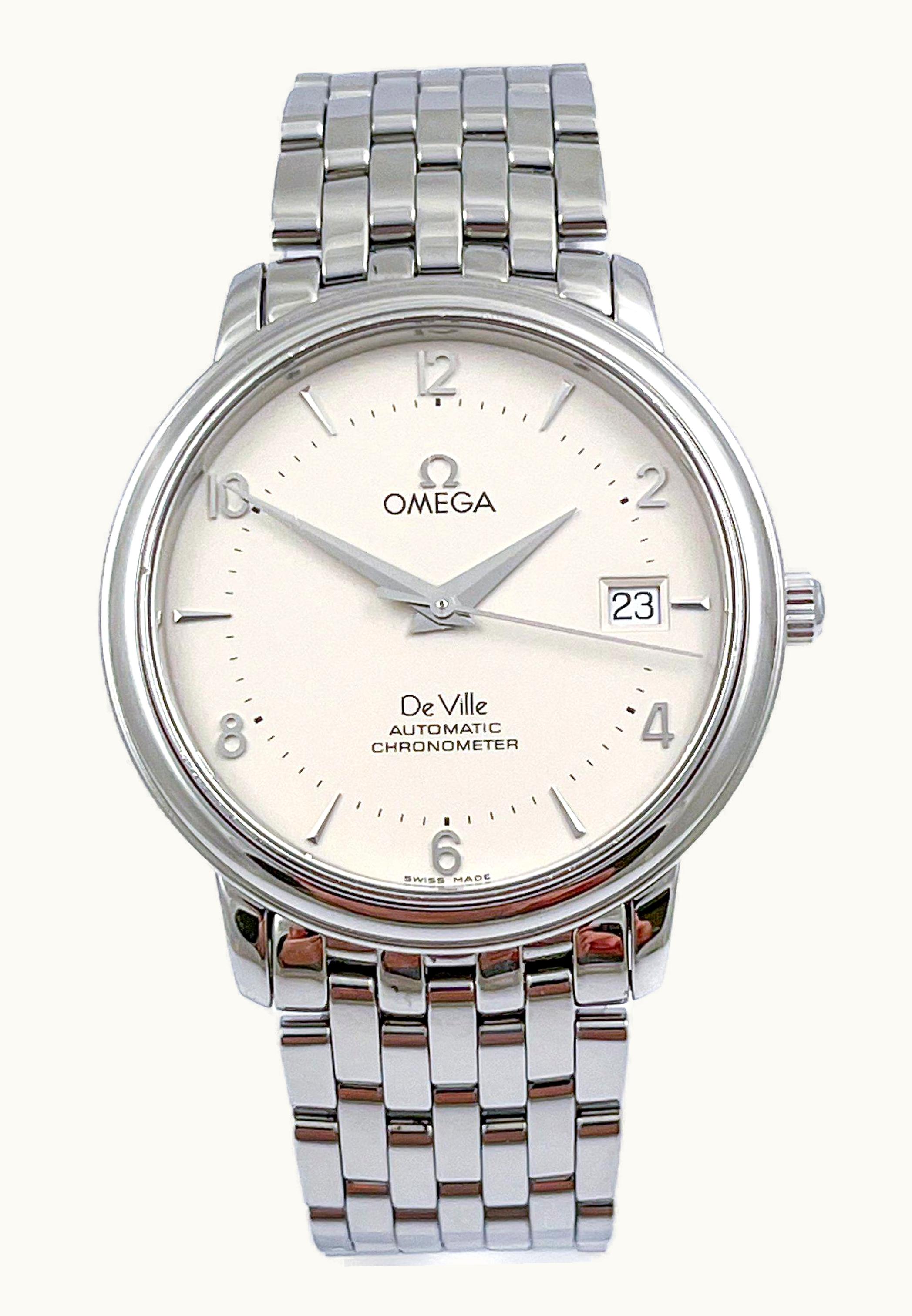 Omega De Ville Prestige Automatic 36.5 Stainless Steel / Silver / Bracelet