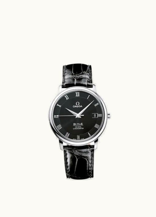 Omega De Ville Prestige Co-Axial 36.5 Stainless Steel / Black