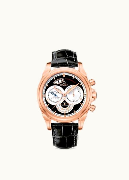 Omega De Ville Co-Axial 41 Chronoscope Red Gold / Black