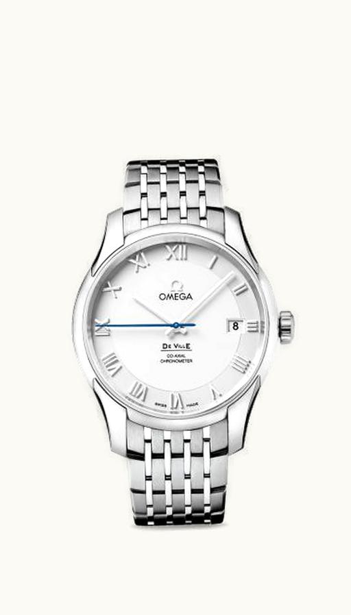 Omega De Ville Co-Axial 41 Stainless Steel / Silver / Bracelet