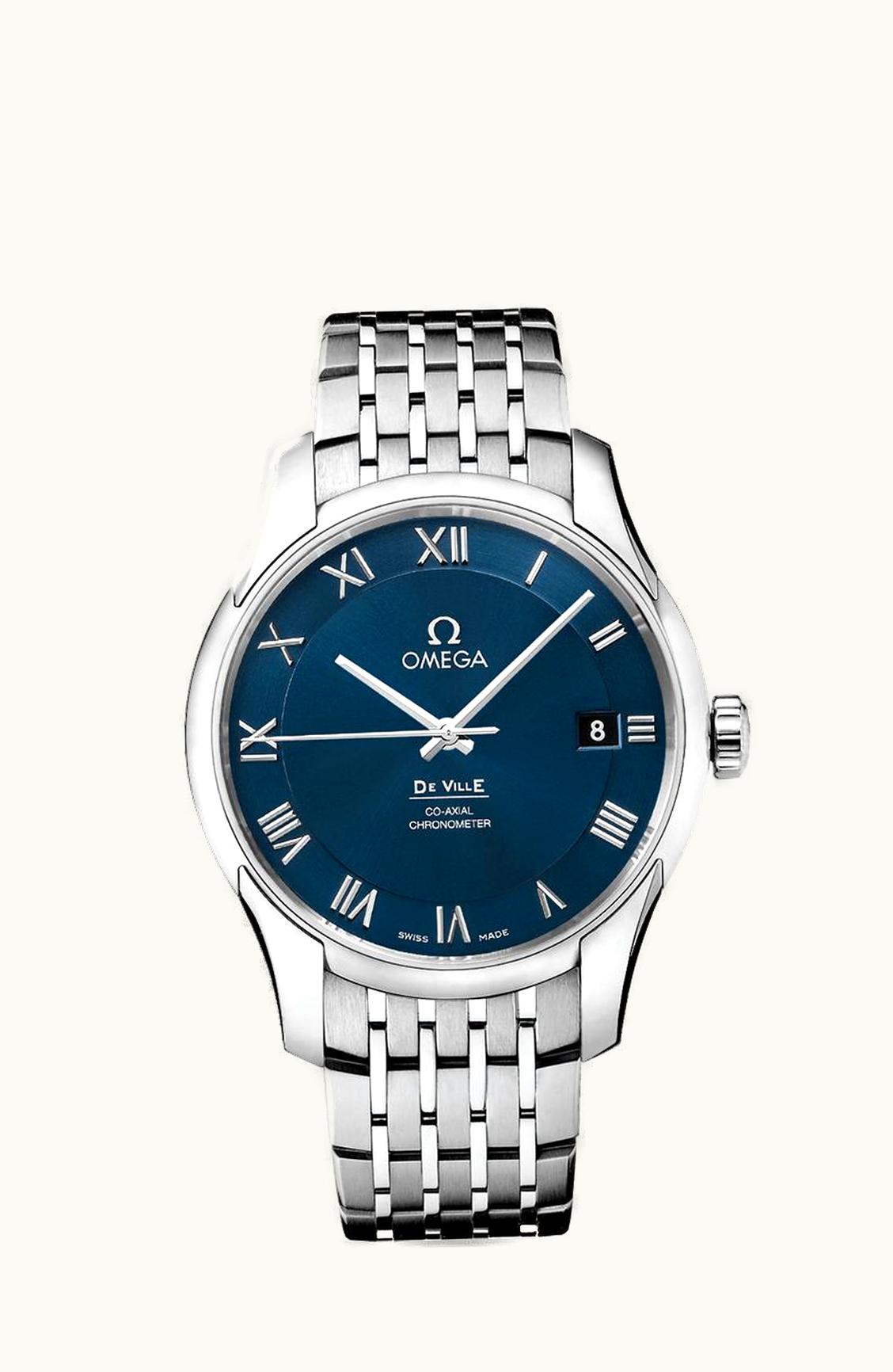 Omega De Ville Co-Axial 41 Stainless Steel / Blue / Bracelet