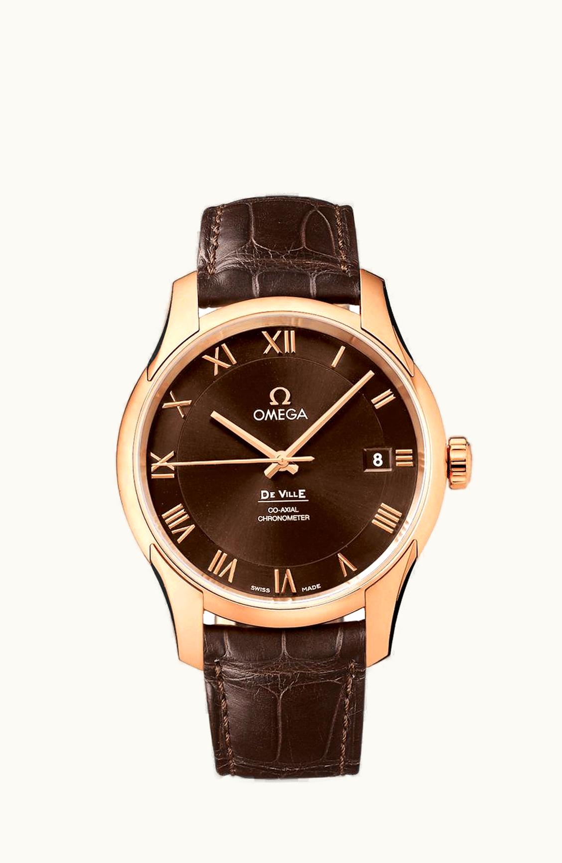 Omega De Ville Co-Axial 41 Red Gold / Brown