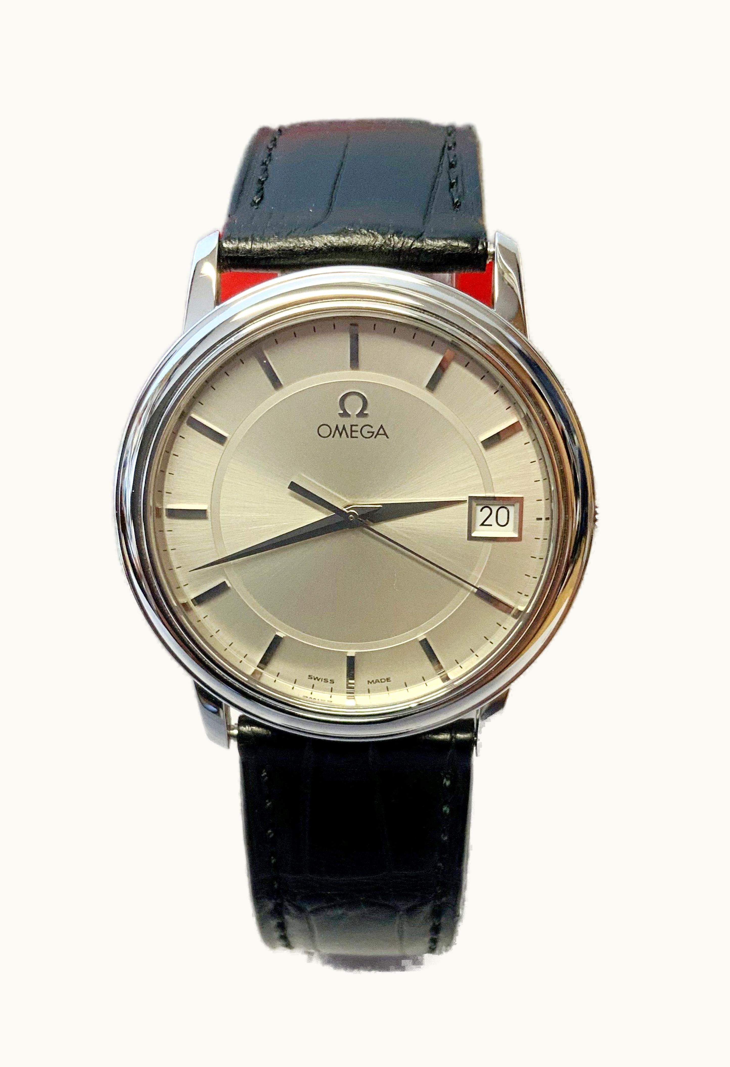 Omega De Ville Prestige Quartz 34.4 Stainless Steel / Silver