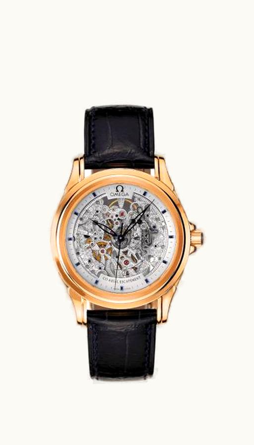 Omega De Ville Co-Axial 37.5 Red Gold / Skeleton