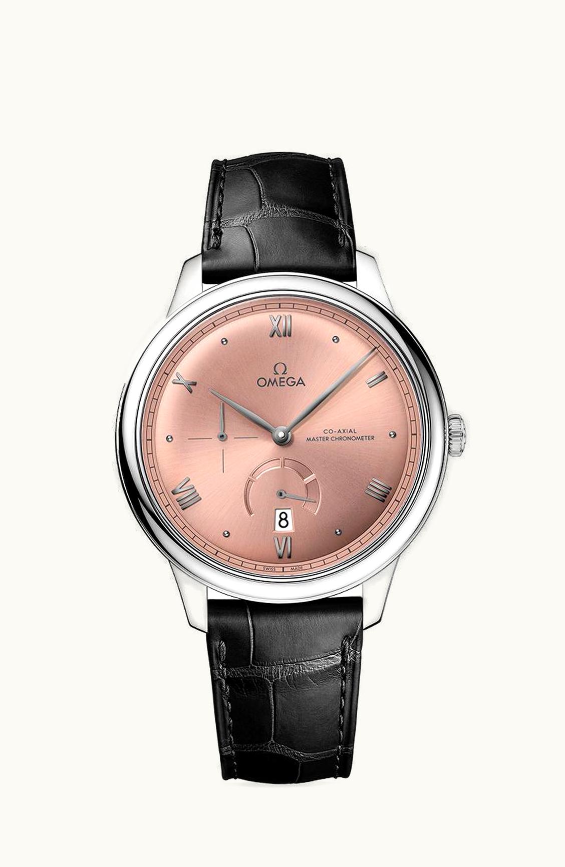 Omega De Ville Power Reserve Master Chronometer Stainless Steel / Salmon