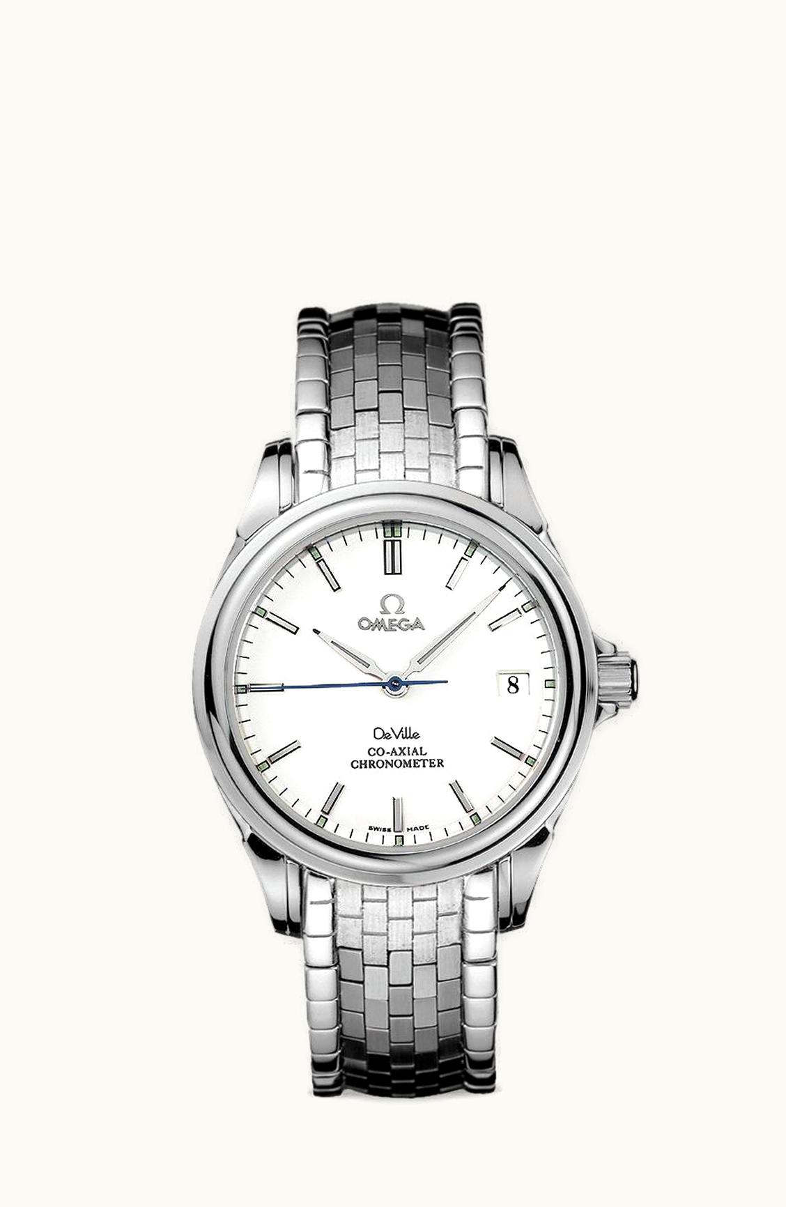 Omega De Ville Co-Axial 35 Stainless Steel / Silver / Bracelet