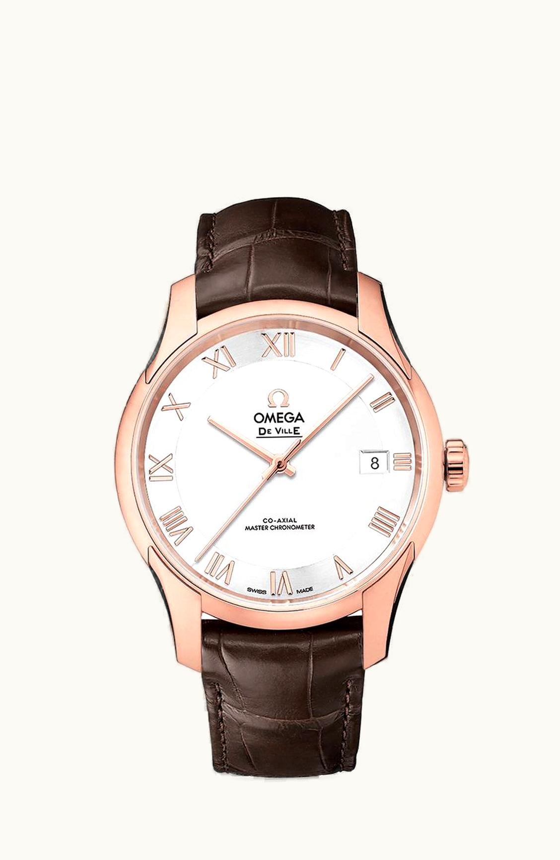 Omega De Ville Hour Vision Master Chronometer Sedna Gold / Silver