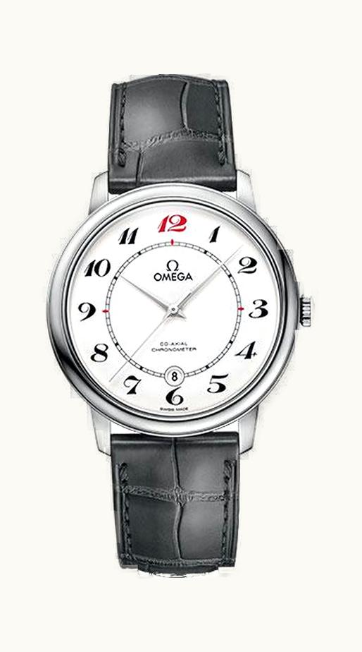 Omega De Ville Prestige Co-Axial 39.5 White Gold / Enamel / 50th Anniversary