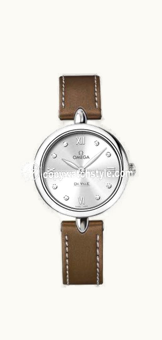 Omega De Ville Prestige Dewdrop Quartz 27.4 Stainless Steel / Silver