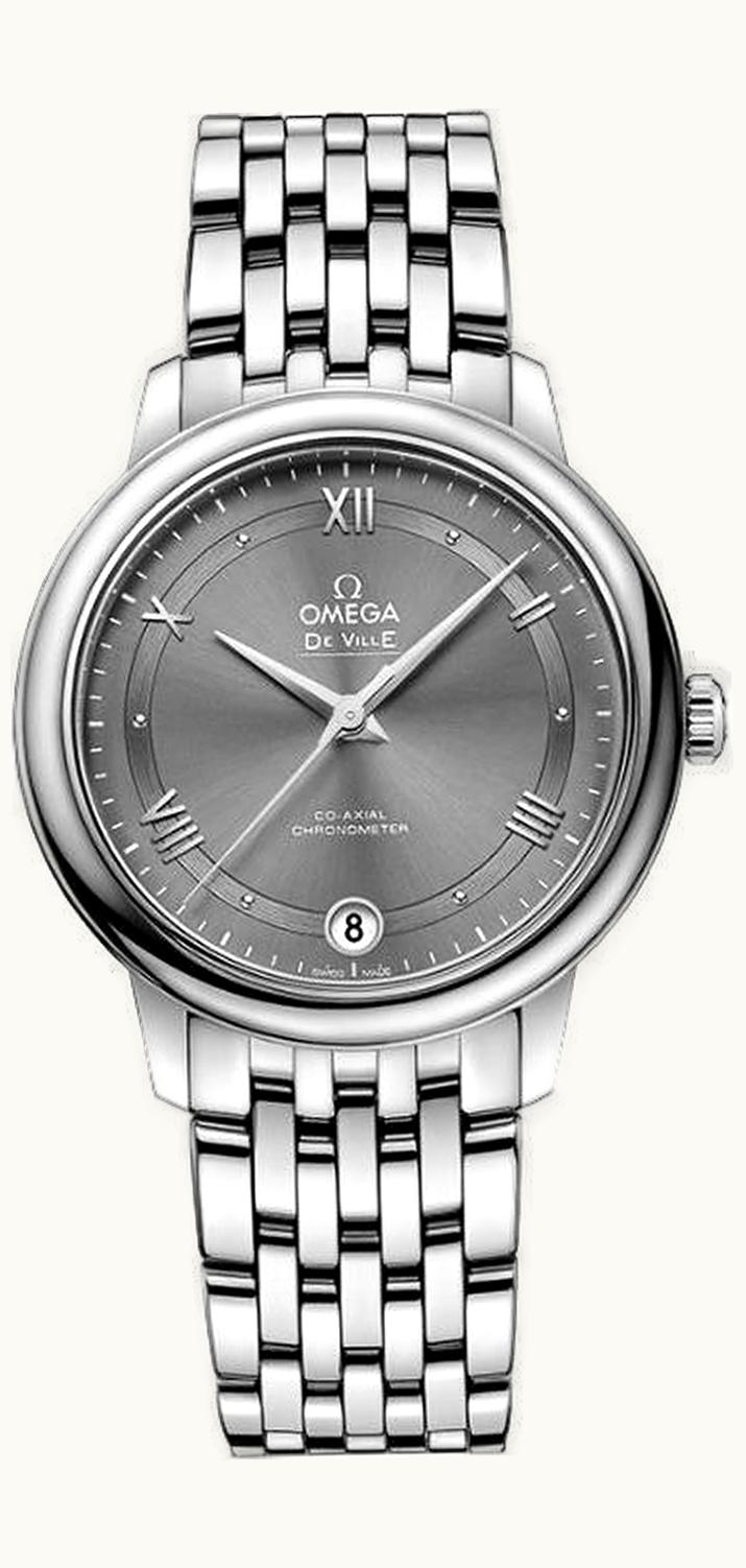 Omega De Ville Prestige Co-Axial 32.7 Stainless Steel / Vintage Grey / Bracelet