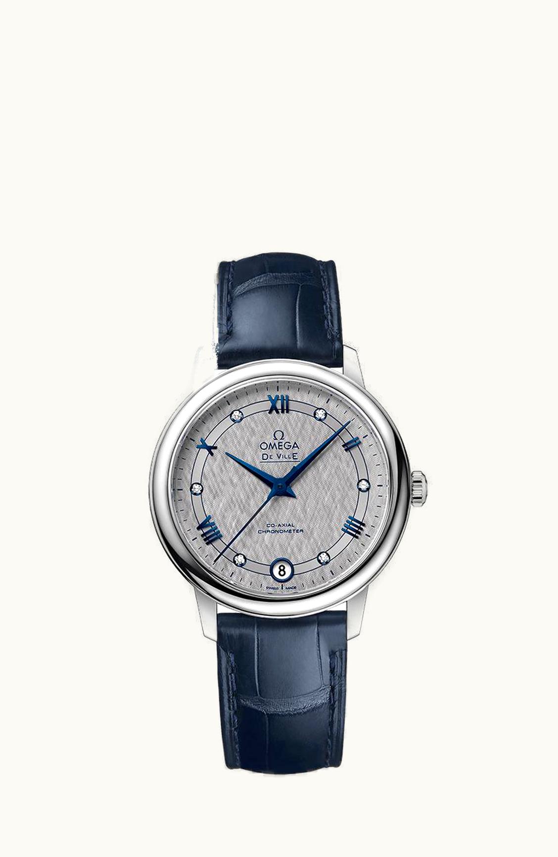 Omega De Ville Prestige Co-Axial 32.7 Stainless Steel / Vintage Grey Silk