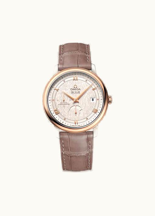 Omega De Ville Prestige Co-Axial 39.5 Stainless Steel / Red Gold / Silver Sunburst