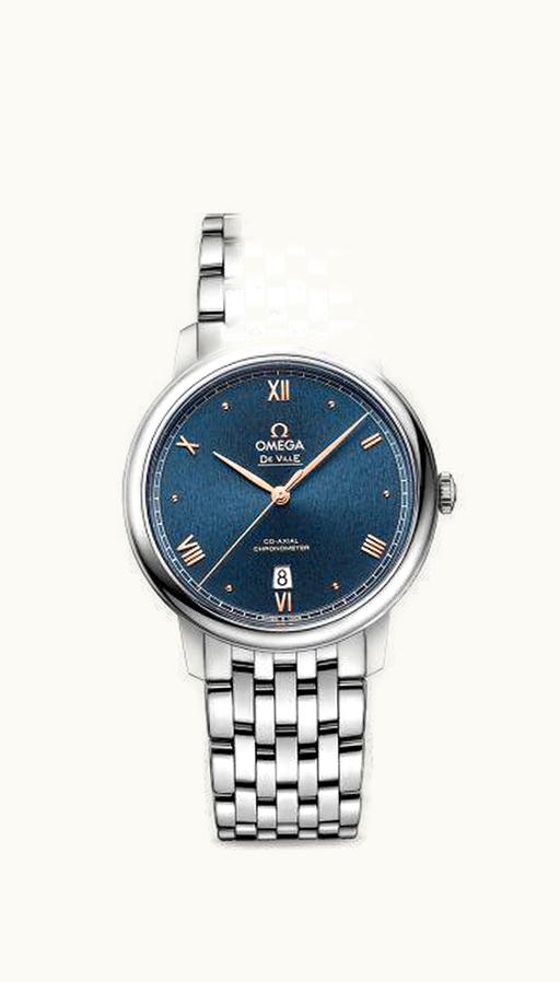 Omega De Ville Prestige Co-Axial 39.5 Stainless Steel / Blue Sunburst / Bracelet