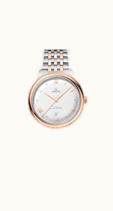 Omega De Ville Master Chronometer Stainless Steel - Sedna Gold / Silver / Bracelet