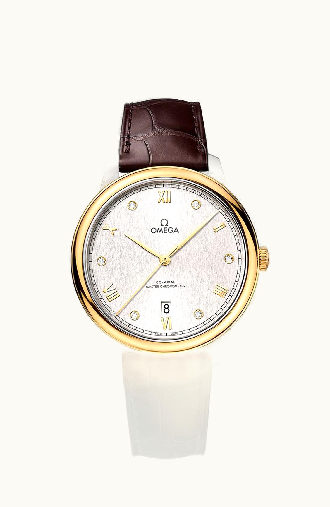 Omega De Ville Master Chronometer Stainless Steel - Yellow Gold / Silver - Diamond